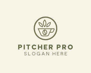 Coffee Bean Leaves logo design