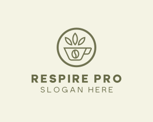 Coffee Bean Leaves logo design