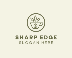 Coffee Bean Leaves logo design