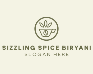 Coffee Bean Leaves logo design