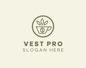 Coffee Bean Leaves logo design