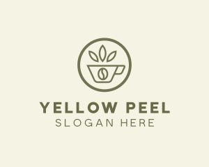 Coffee Bean Leaves logo design