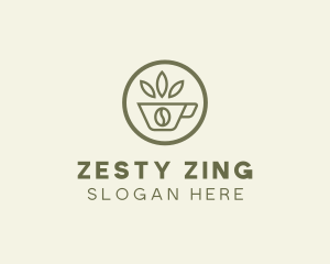 Coffee Bean Leaves logo design