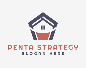 Pentagon Home Realty logo design