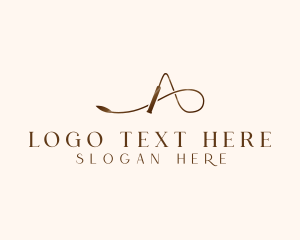 Stylish Boutique Letter A Logo