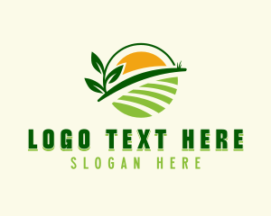 Garden Lawn Landscaper Logo