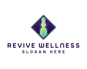 Human Face Wellness logo design