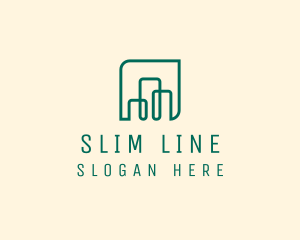 Building Line Art logo design