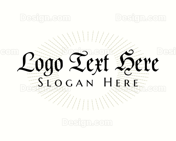 Retro Folk Rustic Logo