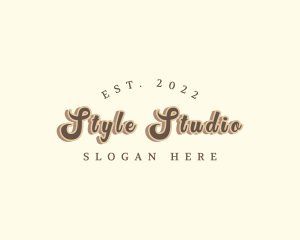 Retro Artsy Studio logo design