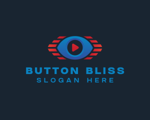 Video Stream Eye logo design