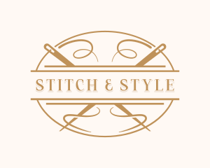 Dressmaking Tailor Sewing logo design