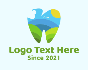 Kinder Dental Tooth logo