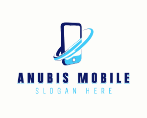 Cellphone Mobile Tech logo design