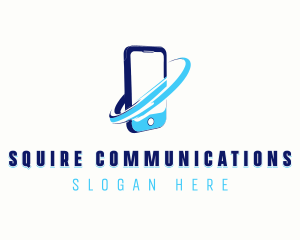 Cellphone Mobile Tech logo design