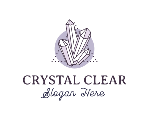 Crystals Jewelry Boutique logo design