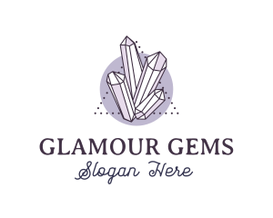 Crystals Jewelry Boutique logo design