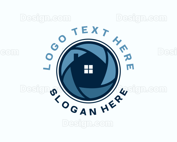 House Security Camera Lens Logo