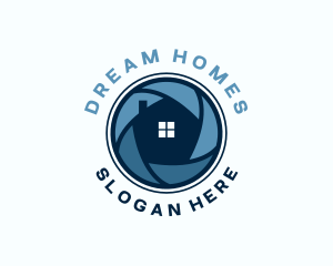 House Security Camera Lens Logo