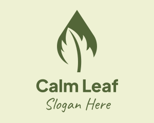 Natural Leaf Extract logo design