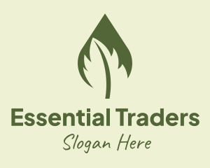 Natural Leaf Extract logo design