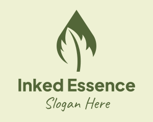 Natural Leaf Extract logo design