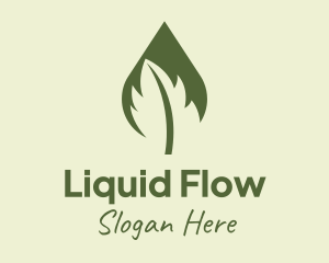 Natural Leaf Extract logo design