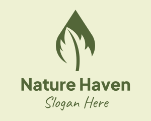 Natural Leaf Extract logo design