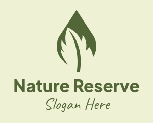 Natural Leaf Extract logo design