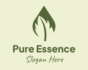 Natural Leaf Extract logo design