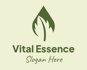 Natural Leaf Extract logo design