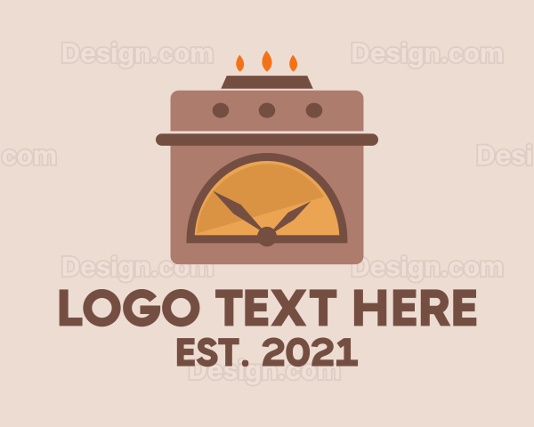 Cooking Oven Timer Logo