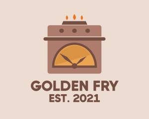 Cooking Oven Timer  logo design