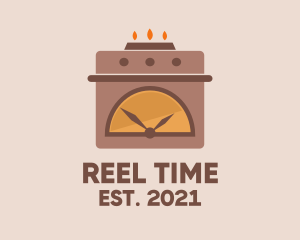 Cooking Oven Timer  logo design