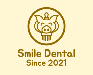 Smiling Pig Lantern logo design