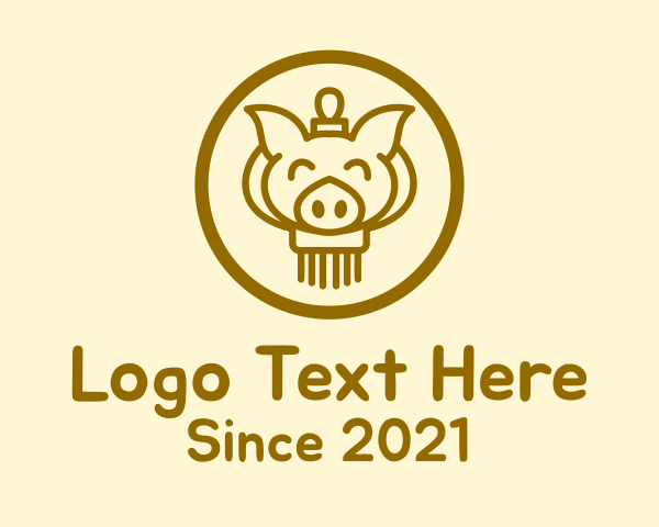Piggery logo example 3