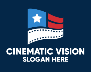 Entertainment Film Flag  logo design