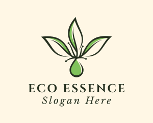 Herbal Leaf Extract logo design