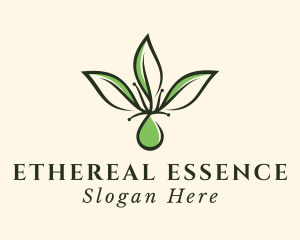 Herbal Leaf Extract logo design