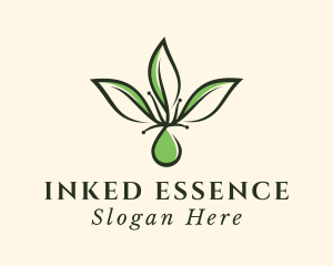 Herbal Leaf Extract logo design