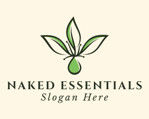 Herbal Leaf Extract logo design