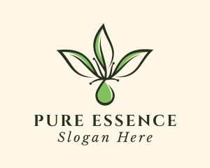 Herbal Leaf Extract logo design