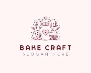 Baking Cookie Cupcake logo design