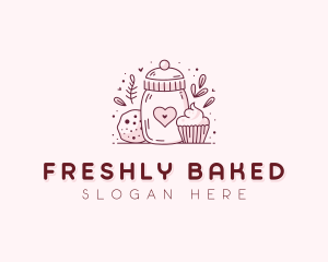 Baking Cookie Cupcake logo design