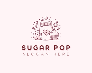 Baking Cookie Cupcake logo design