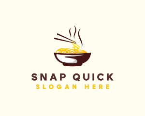 Ramen Noodle Bowl logo design