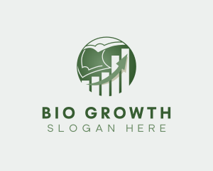 Financial Money Growth logo design