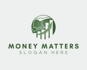 Financial Money Growth logo design