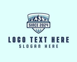 Slope - Summit Mountain Trekking logo design