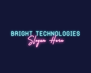 Neon Bright Wordmark logo